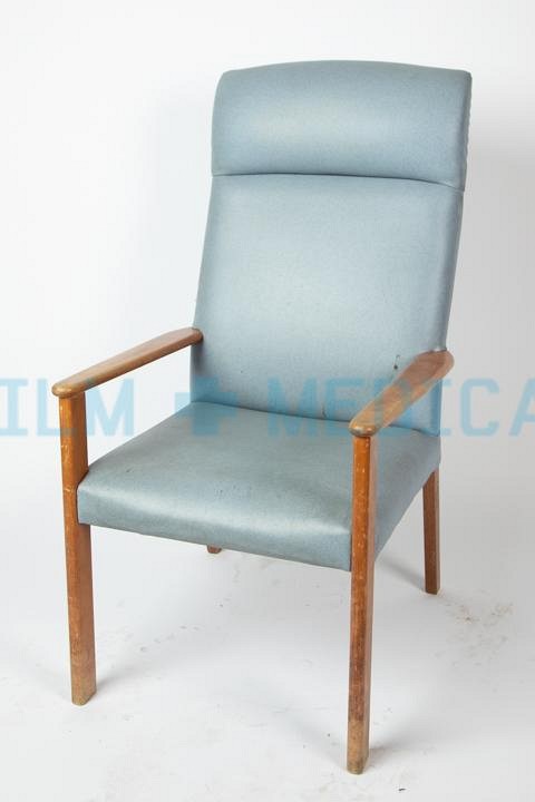 Visitor Chair High Back in Light Blue 